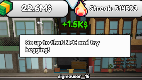Be a Beggar!