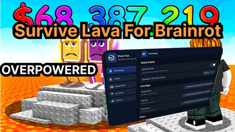 [🎟️] Survive LAVA for Brainrots!