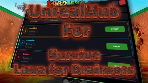 [🎟️] Survive LAVA for Brainrots!