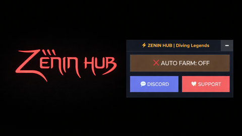 auto farm coin - Diving Legends script preview