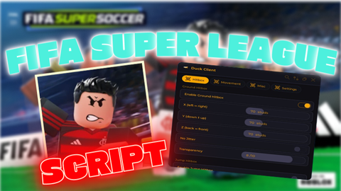Duck Client I BEST HITBOX EXPANDER - FIFA Super Soccer! script preview