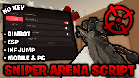 Aimbot ESP Inf Jump and More - [FPS] Sniper Arena script preview