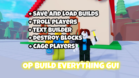 Build Anything! 🔨 | Save and Load Builds Create Text Troll Players OP ...