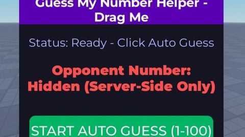 Reveal number - [🤔] Guess My Number script preview