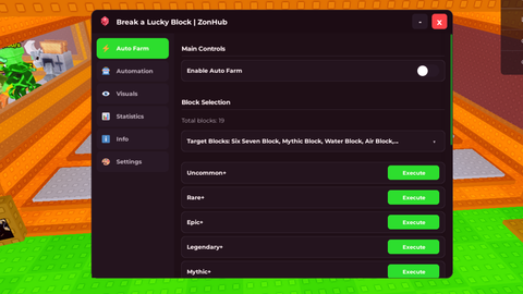 ⛏️ Break a Lucky Block!