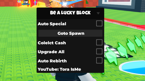 Auto Farm script by tora isme - Be a Lucky Block script preview