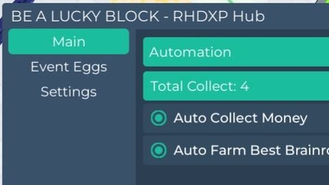 New Script l Auto Farm I Auto Collect Egg - Be a Lucky Block script preview