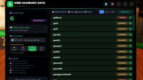 KBBI v4 - Sambung Kata 💬 script preview
