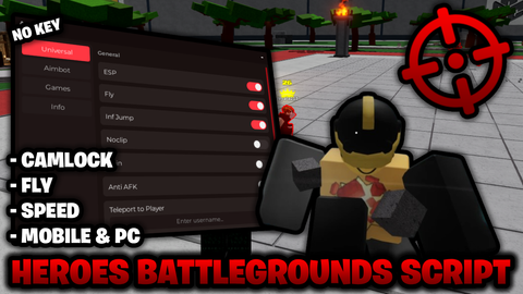 Camlock Fly and Speed - [AZURE FLAMES V2] Heroes Battlegrounds script preview