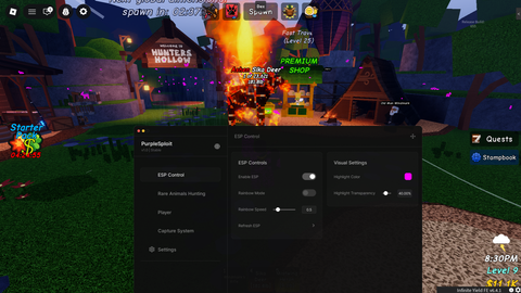 Purple HUB OP - [🎣] Gone Hunting script preview