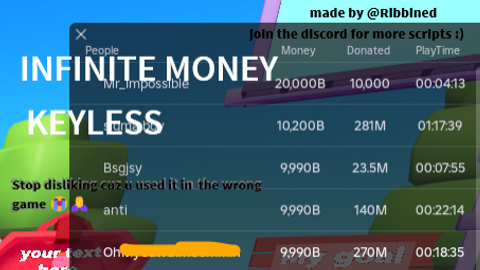 PLS DONATE BUT INFINITE ROBUX