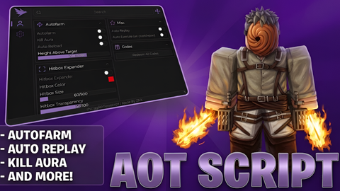 Keyless OP Autofarm Kill Aura Auto Reload n more - [💥 UPDATE 4] Attack on Titan Revolution script preview