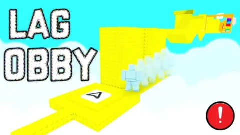 🌀 Obby But You're Lagging (IMPOSSIBLE)😭