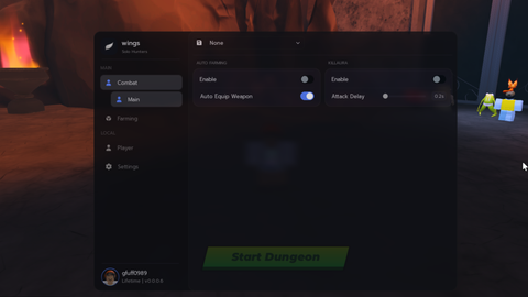 Script KIll aura Auto Farm Dungeon fix - [⏳] Solo Hunters script preview