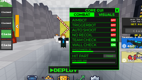 NEW CORE GUI  AIMBOT ESP TRIGGERBOT NO LAG - [FPS] Flick script preview