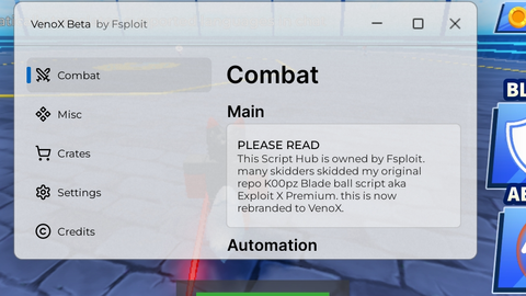 Blade Ball | VenoX Mobile support OP — Roblox Scripts | ScriptBlox