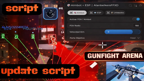 AIMBOT Y ESP - Gunfight Arena script preview