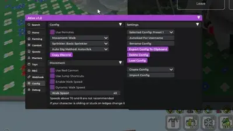 Atlas - Bee Swarm Simulator script preview