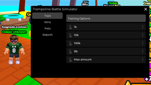 Trampoline Battle Simulator