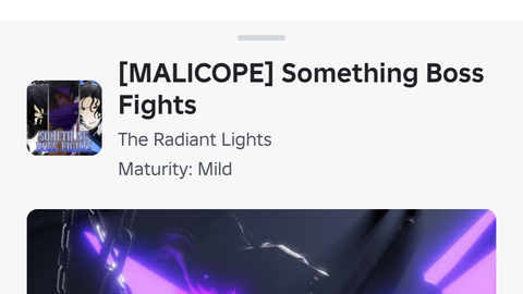 [MALICOPE] Something Boss Fights