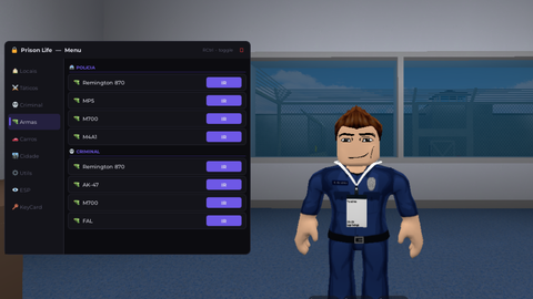 Menu Teleport Completo Op - Prison Life script preview