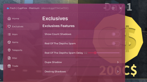 Fisch🦈 | Cup Pink Premium SRC Leak 25ms — Roblox Scripts | ScriptBlox