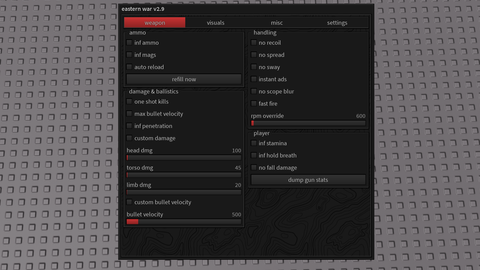 eastern war gun mods and esp and stuff - ❄️ The Eastern War 2.5 script preview