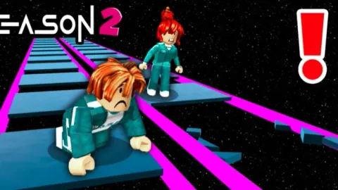 Impossible Squid Game Glass Bridge 2