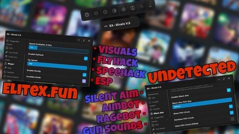 EliteX I Undetected I OP Script I SilentAim I Aimbot I more - RIVALS script preview