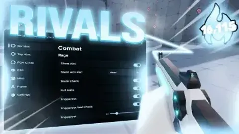 V2 SILENTAIM AUTOAIM TRIGGERBOT ESP FLY NORECOIL OP - RIVALS script preview