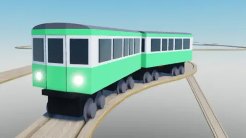 Drive the train to the end 