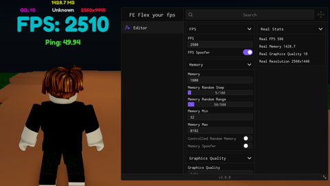 Flex Your FPS And Ping!