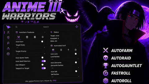 [🌧️ UPDATE 1] Anime Warriors III