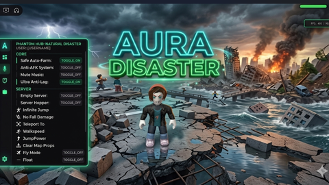 The best script for farm wins natural disaster - Natural Disaster Survival script preview