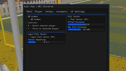 [🏆SUPER BOWL🎆] NFL Universe Football Kali Hub NFL UNIVERSE GUI 2025