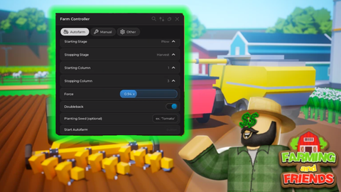 Mod Menu Auto Farming Script - Farming and Friends script preview