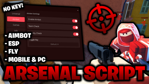 Aimbot ESP Fly Inf Jump and More - Arsenal script preview