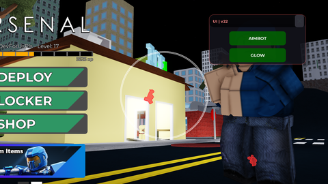 Aimbot and Glow Update v22 - Arsenal script preview