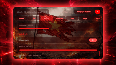 CuongOutLook Aimbot HUB Magic Bullet V4 - Phantom Forces script preview