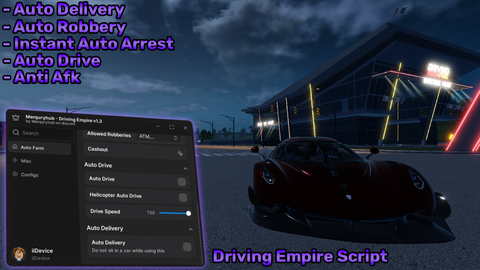 [DELIVERY JOB] Driving Empire 🏎️ Car Racing📦RP