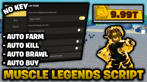 Auto Farm Auto Kill Auto Brawl Auto Buy Auto Rebirth - 💪Muscle Legends script preview