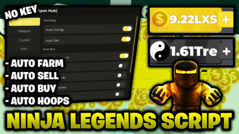 Auto Farm Auto Sell Auto Evolve Unlock Islands and More - ⚡Ninja Legends script preview