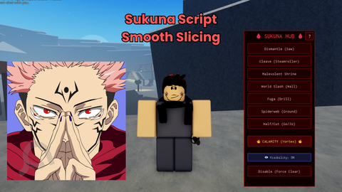 (VFX Update) Sukuna Script for ES Dismantle Cleave Domain -  Smooth Slicing script preview
