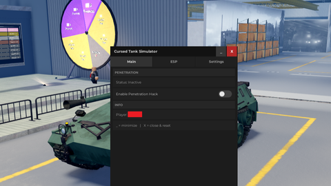 SHELL Modifier Keyless - Cursed Tank Simulator【SKYFALL】 script preview