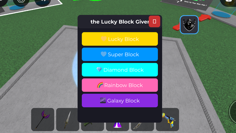 ❓ LUCKY BLOCKS Battlegrounds