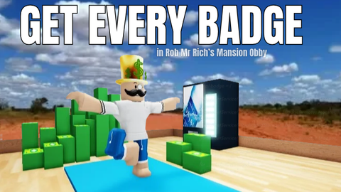 Rob Mr Rich's Mansion Obby! (NEW READ DESC)