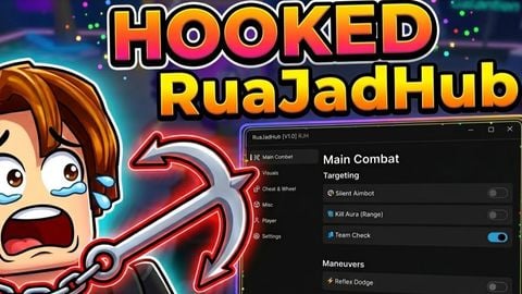 AimLock 8 KillAura 8 AutoKill 8 Auto dodge 8 other - Hooked! script preview