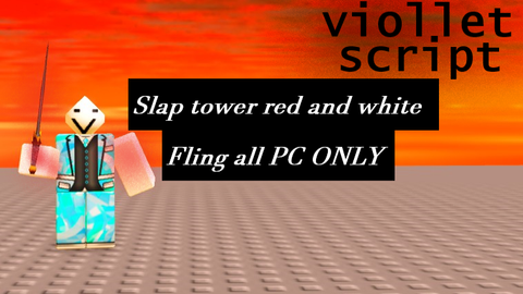 Slap tower red and white