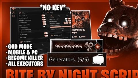 Best Autofarm and alot more other stuff - [BETA🎭] Bite By Night script preview