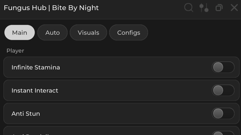 ungus Hub OP Infinite Stamina Auto Gen Auto battery - [BETA⚙️] Bite By Night script preview